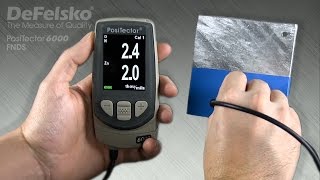 Duplex Coating Thickness Measurement—PosiTector 6000 FNDS [upl. by Nilok]