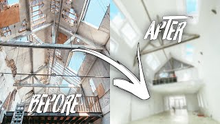 TIMELAPSE 2 ANS DE RÉNOVATION  DUNE USINE ABANDONNÉE À LA MAISON DE NOS RÊVES [upl. by Anorahs]