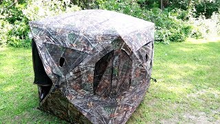 Ameristep Brickhouse 3person Ground Blind [upl. by Ennaeilsel959]