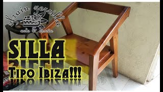 Silla de Madera tipo Ibiza [upl. by Clarabelle672]