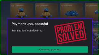 How To Fix Google Play Payment UNSUCCESSFUL 2024  This Payment Method Has Been Declined  UPDATED [upl. by Swigart]