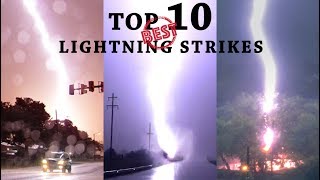 BEST LIGHTNING STRIKES  Top 10 Countdown [upl. by Ayerf986]