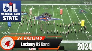 Lockney HS Band UIL 2A State Marching Contest Prelims 2024 [upl. by Kiona106]