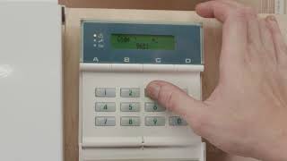 How to RESET Scantronic 9651 alarm after power cut [upl. by Adnor]