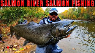 Salmon Fishing New Yorks World Famous Salmon River [upl. by Cobbie330]