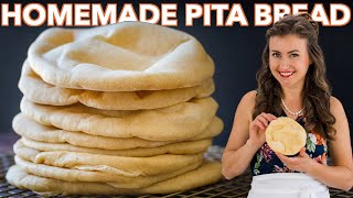 Pita Bread Recipe 2 Easy Ways [upl. by Suiradal]