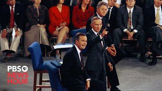 Bush Clinton Perot The second 1992 presidential debate [upl. by Bord]