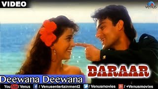 Deewana Deewana Full Video Song  Daraar  Rishi Kapoor Juhi Chawla Arbaaz Khan [upl. by Sakiv]