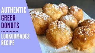 LOUKOUMADES  Yia Yias Recipe  Authentic Greek  Greek Honey Donuts  Traditional [upl. by Bauer672]