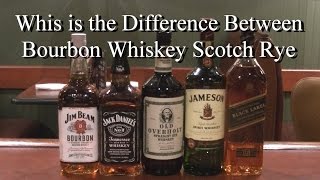 What is the Difference Between Bourbon Whiskey Rye and Scotch [upl. by Garwood]