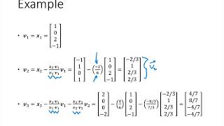 Linear Algebra  Lecture 40  The GramSchmidt Process [upl. by Allerus]