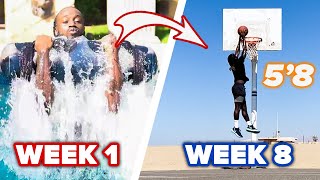 58quot Guy Learns To Dunk With NBA Training [upl. by Nuawed]