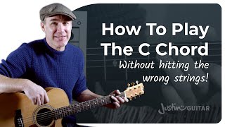 How to Play the C Chord  Guitar for Beginners [upl. by Jephthah]