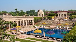 The Oberoi Amarvilas India SPECTACULAR hotel close to the Taj Mahal [upl. by Ahseiyt463]