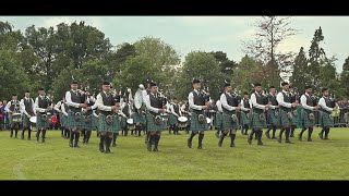 New Medley by Inveraray amp District Pipe Band at the 2019 UK Championships in Lurgan [upl. by Aynotak]