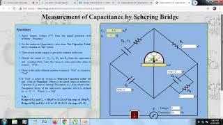 Copy of Measurement of Capacitance by Schering Bridge [upl. by Gaultiero]