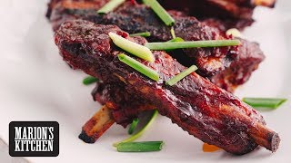 4 Ingredient Sticky Ribs  Marions Kitchen [upl. by Syverson]