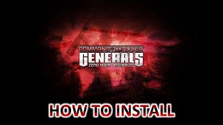 Zero Hour Guide How to install Enhanced Mod [upl. by Htbazile]