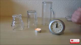 Candle and Air Science Experiment  Part 1 Home Science [upl. by Nosille]