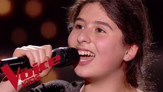 Etta James  Somethings got a hold on me  Ermonia  The Voice Kids France 2018  Blind [upl. by Holmen394]