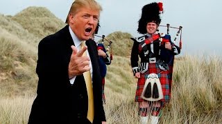 The Day I Protested against Trump at Turnberry some swearing [upl. by Ettezoj]