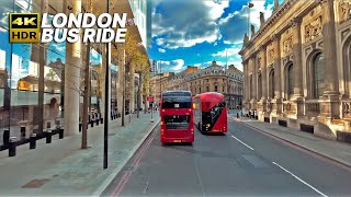 LONDON Bus Ride 🇬🇧  Route 149  Edmonton to London Bridge via Londons financial district 🏙 [upl. by Eojyllib]