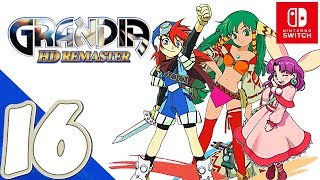 Grandia 1 HD Remaster Switch  Gameplay Walkthrough Part 16 J Base amp Underground Railway Ruins [upl. by Lacee]