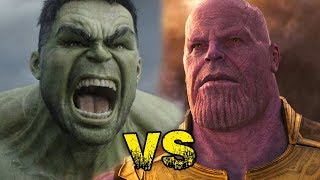 Thanos vs Hulk Batalla de Rap Marvel [upl. by Darce]