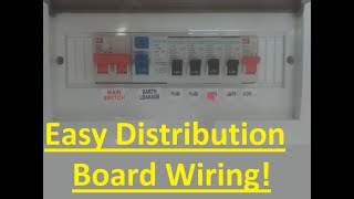 How to Wire a Distribution Board [upl. by Anialed]