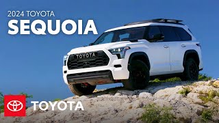 2024 Toyota Sequoia Overview  Toyota [upl. by Eimorej]