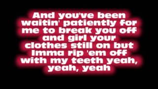 Chris Brown  Sex Lyrics On Screen [upl. by Ellemrac]