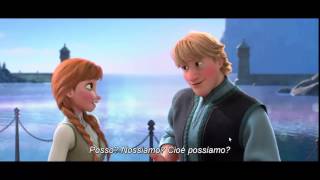 FrozenAnna amp Kristoff kiss  ENG SubIta [upl. by Annaigroeg]