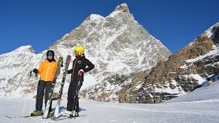 Cervinia dal Plateau Rosà alla Gran Pista di Valtournenche [upl. by Rexford990]