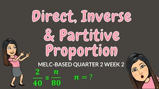 DIRECT INVERSE amp PARTITIVE PROPORTION [upl. by Ahsehat]