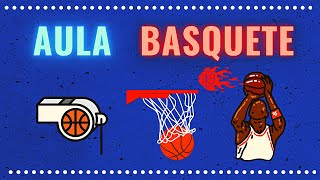 Aula de Basquete História Regras e Fundamentos do Basquetebol [upl. by Yllen]