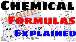 Chemical Formulas  Explained [upl. by Ia502]