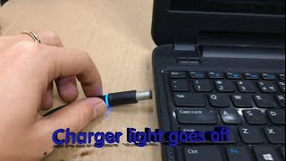 Dell Inspiron 3521  Charger light goes off when plug it into the laptop [upl. by Tolmach]