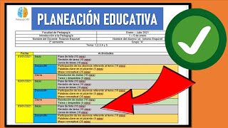 TUTORIAL Cómo Hacer una PLANEACIÓN DIDÁCTICA 2025  Pedagogía [upl. by Reace]