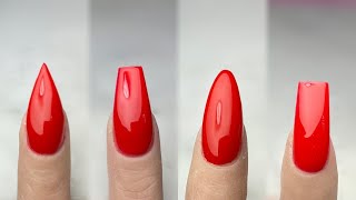 HOW TO Shape Nails  Acrylic Nails Tutorial For Beginners [upl. by Airdnassac]