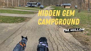 A hidden gem campground  Tar Hollow State Park Ohio [upl. by Koslo121]