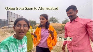 Going From Gaon To Ahmedabad By Car Finally [upl. by Girardi]