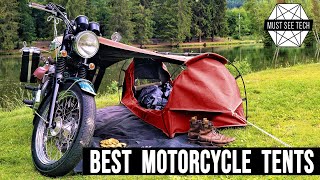 Top 8 Tents Specially Designed for Motorcycle Camping and Adventure Touring [upl. by Christophe]