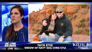 • Taya Kyle Reacts to the Film American Sniper • Chris Kyle • Kelly File • 11215 • [upl. by Nyrhtac627]