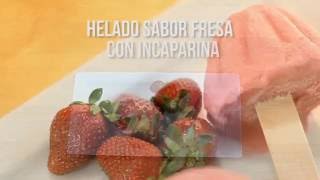 Receta Helado de Incaparina sabor Fresa [upl. by Naida]