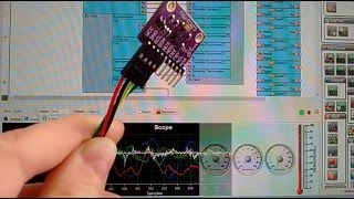 Arduino Nano Accelerometer Gyroscope Compass MPU9250 I2C Sensor with Visuino [upl. by Yelah25]