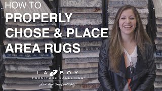 How to Properly Choose amp Place an Area Rug [upl. by Leakcim]