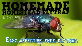 Homemade homestead fly trap [upl. by Nashoma]