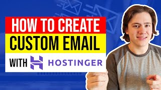 How to Create a Custom Email Using Your Domain with Hostinger 🔥 [upl. by Ekusoyr]