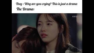 He dies on her shoulderSaddest Scene in Kdrama History Uncontrollably fond  KimWooBin×BaeSuzy [upl. by Arakahs]