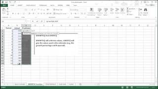 Calculating Growth In Excel  Formula Methods [upl. by Yknip]